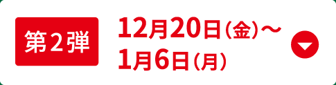 第2弾 12月20日（金）～1月6日（月）